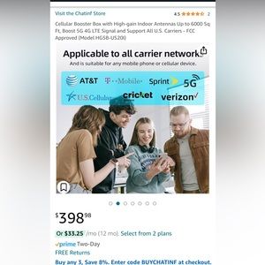 Cellphone network booster